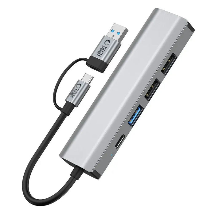 Tech-Protect HB03 HUB Adapter 5in1 USB-C + USB2.0 + USB3.0