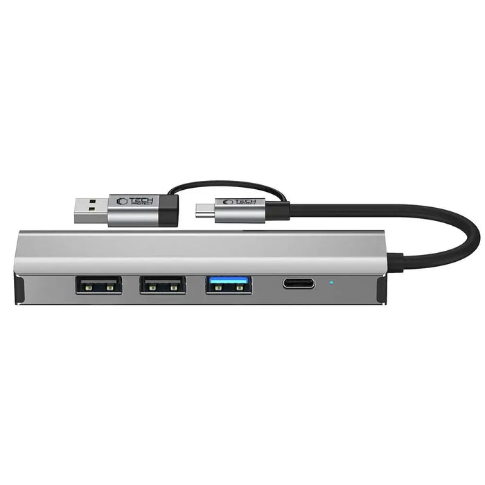 Tech-Protect HB03 HUB Adapter 5in1 USB-C + USB2.0 + USB3.0