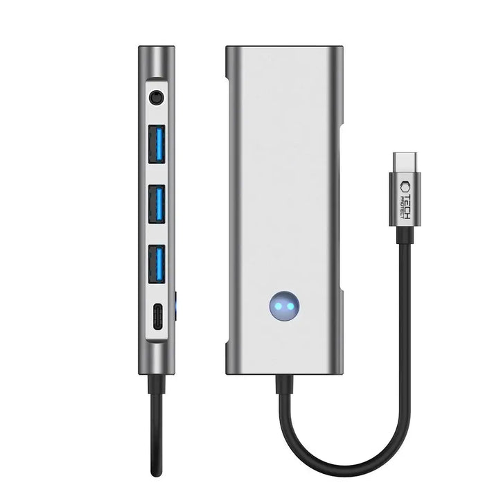 Tech-Protect HB04 HUB Adapter 9in1 USB-C + USB2.0 + USB3.0