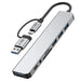 Tech-Protect HB06 HUB Adapter 8in1 TYPE-C + USB2.0 + USB3.0