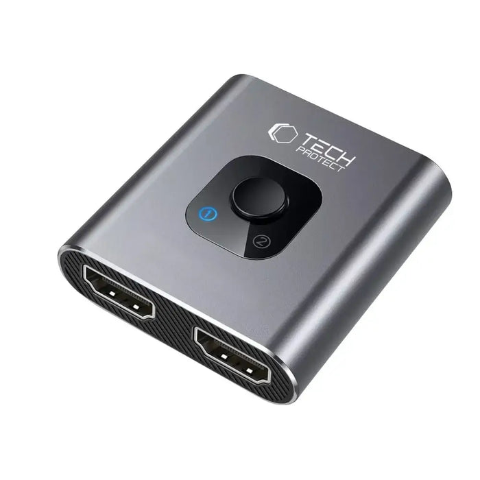 Tech-Protect HB07 HUB Adapter 2in1 HDMI 4K 60HZ - сив