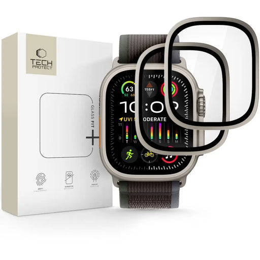 Tech-Protect комплект от 2 закалени стъкла за Apple Watch