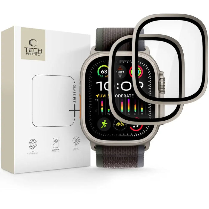 Tech-Protect комплект от 2 закалени стъкла за Apple Watch