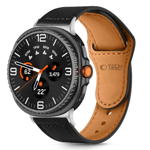 Tech-Protect Leatherfit каишка за Samsung Galaxy Watch
