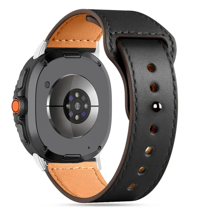 Tech-Protect Leatherfit каишка за Samsung Galaxy Watch
