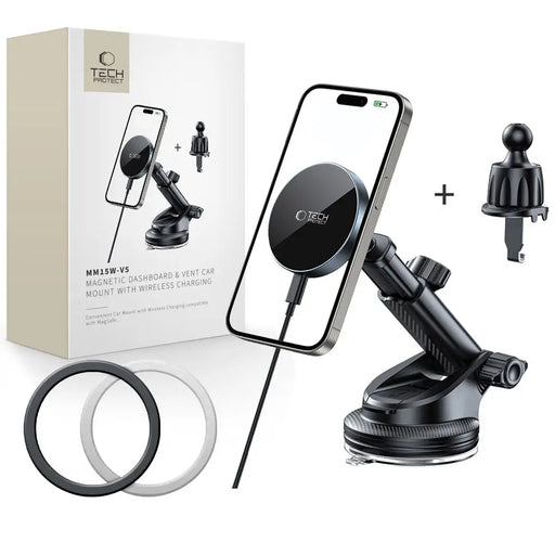 Tech-Protect mm15W-V5 Магнитен държач за кола MagSafe