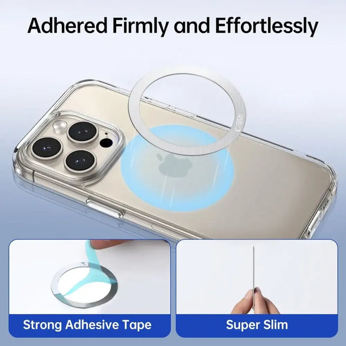 Tech-Protect MMP-110 2in1 MagSafe пръстен - сребро / сребро