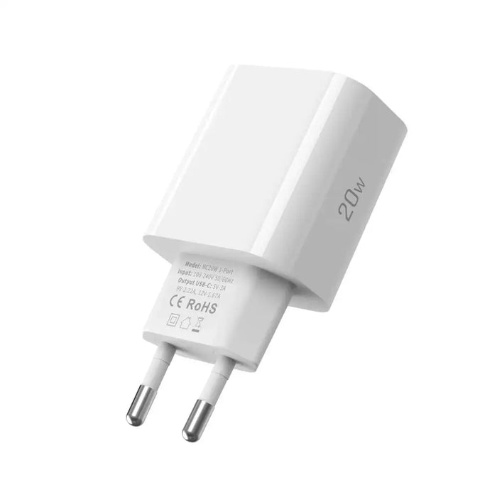 Tech-Protect NC20W стенно зарядно USB-C порт - бяло