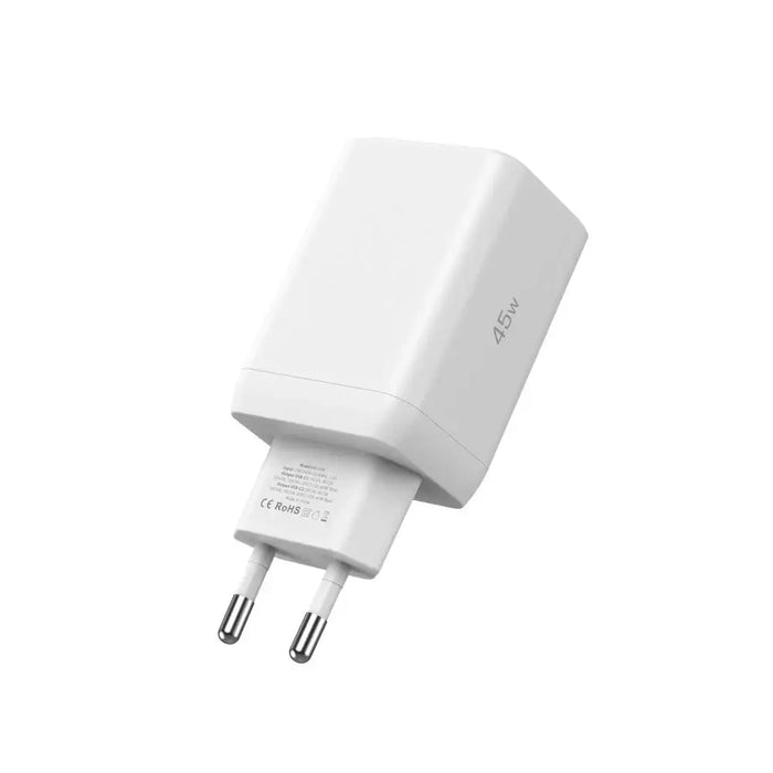 Tech-Protect NC45W-GAN 2-PORT PD45W зарядно + TYPE-C КАБЕЛ