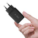 Tech-Protect NC45W-GAN 2-PORT PD45W зарядно за стена - черно