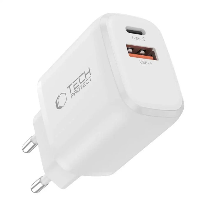 Tech-Protect NCA20 PD 20W QC3.0 USB-A / USB-C стенно