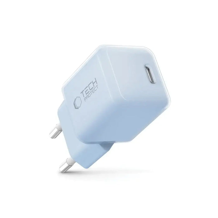 Tech-Protect NCM25 USB-C PD 25W зарядно за стена - синьо