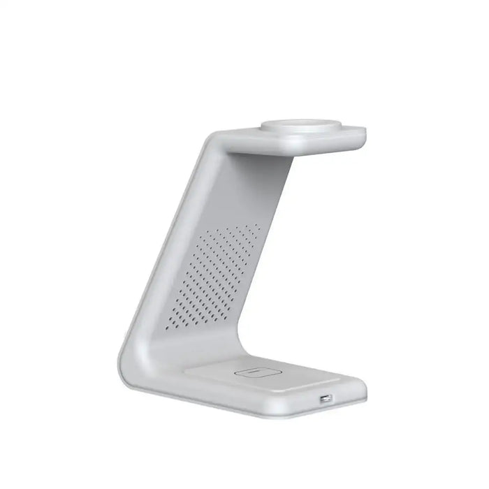 Tech-Protect QI15W-A36 3в1 зарядна станция за Apple - бяла