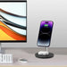 Tech-Protect QI15W-A39 2in1 MagSafe зарядна станция - черна