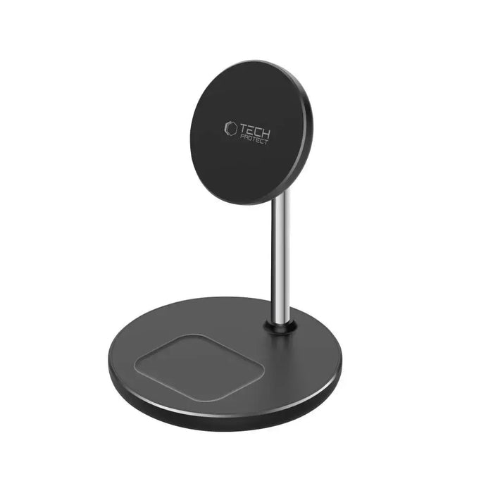 Tech-Protect QI15W-A39 2in1 MagSafe зарядна станция - черна
