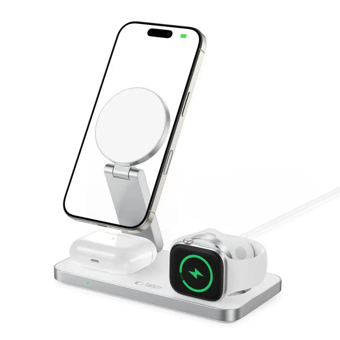 Tech Protect QI15W A47 MagSafe 3in1 индуктивно зарядно