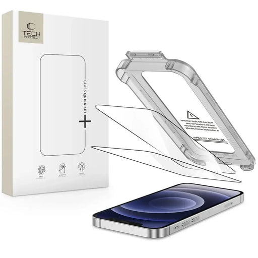 Tech-Protect Quick Set+ 2 пакета закалено стъкло за iPhone