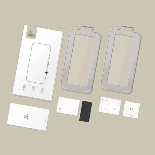 Tech-Protect Quick Set+ 2 пакета закалено стъкло за iPhone