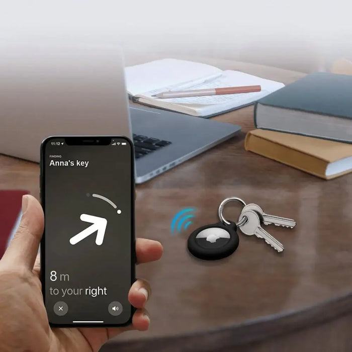 Tech-Protect Rough 2-pack калъф за Apple AirTag - черен