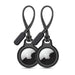 Tech-Protect Rough 2-pack калъф за Apple AirTag - черен