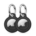 Tech-Protect Rough 2-pack калъф за Apple AirTag - черен