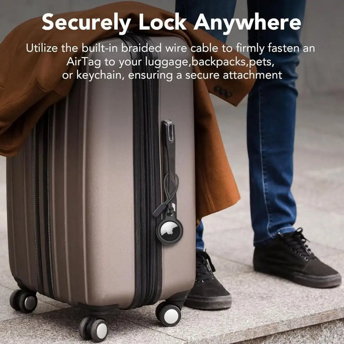 Tech-Protect Rough 2-pack калъф за Apple AirTag - черен