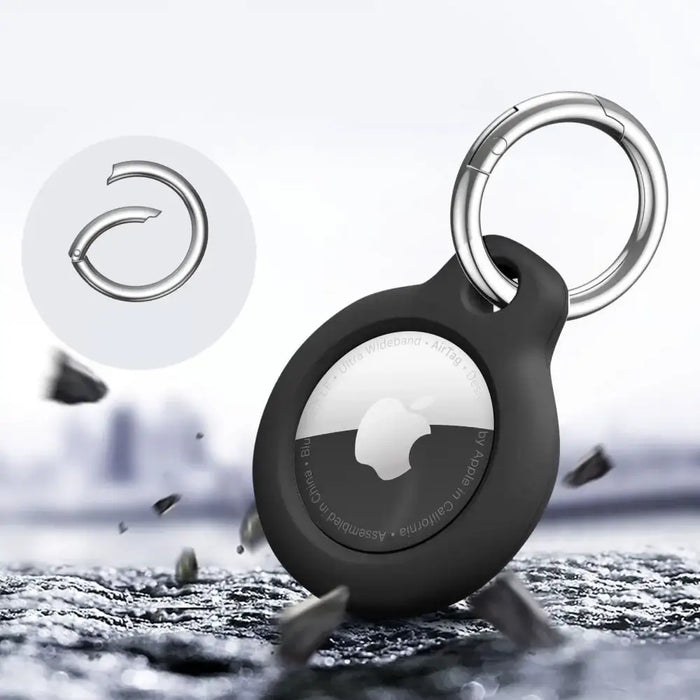 Tech-Protect Rough 2-pack калъф за Apple AirTag - черен