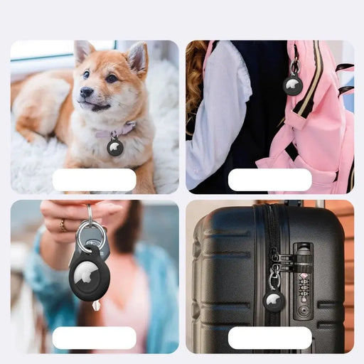 Tech-Protect Rough 2-pack калъф за Apple AirTag - черен