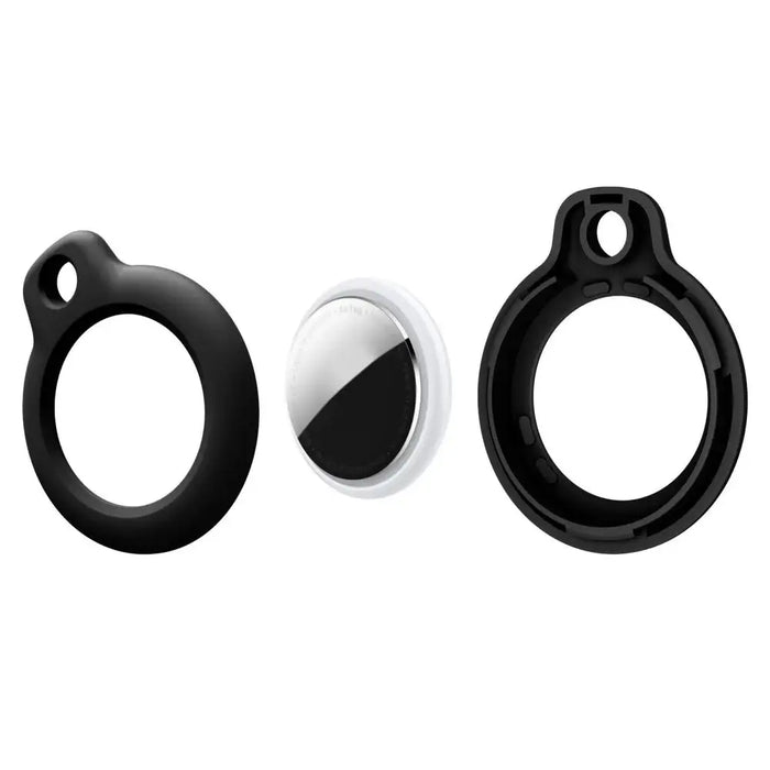 Tech-Protect Rough 2-pack калъф за Apple AirTag - черен