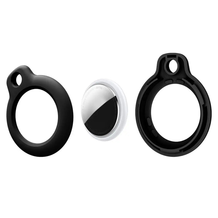 Tech-Protect Rough калъф за Apple AirTag 1/2 4 броя - черен