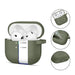 Tech-Protect силиконов калъф с кука за AirPods 4 - зелен