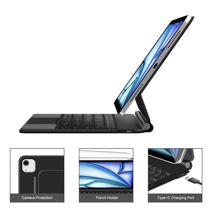 Tech Protect Smartcase Magnetic с клавиатура за iPad Air