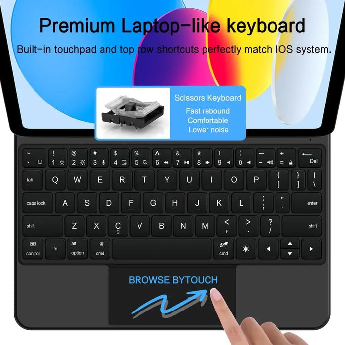 Tech Protect Smartcase Magnetic с клавиатура за iPad 10.9”