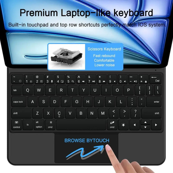 Tech Protect Smartcase Magnetic с клавиатура за iPad Air