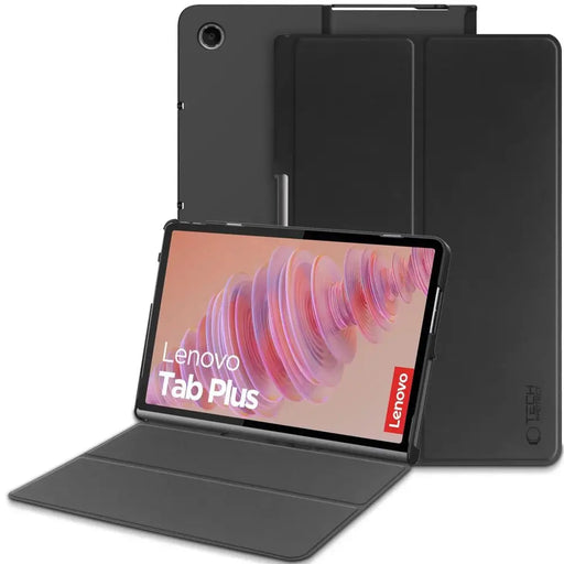 Tech-Protect SmartCase за Lenovo TAB PLUS - черен