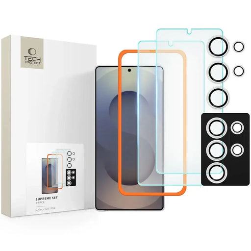 Tech-Protect Supreme Set за Samsung Galaxy S25 Ultra 2x