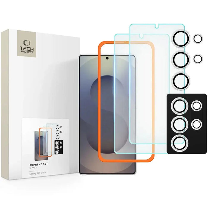 Tech-Protect Supreme Set за Samsung Galaxy S25 Ultra 2x