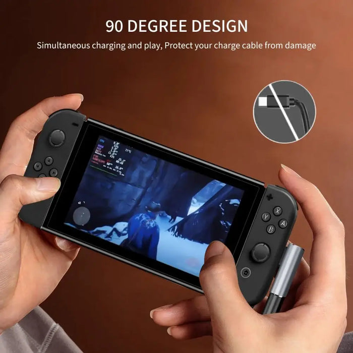 Tech-Protect Ultraboost AA03 USB-C ъглов адаптер - сив