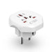 Tech-Protect Universal Travel Adapter to EU - бял