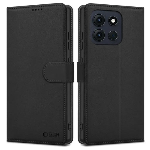 Tech-Protect Wallet Case за Motorola Moto G86 5G - черен