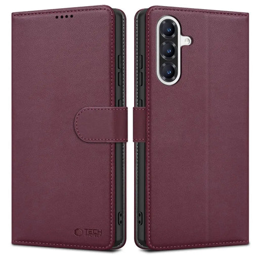 Tech-Protect Wallet Case за Samsung Galaxy A36 5G - Бордо