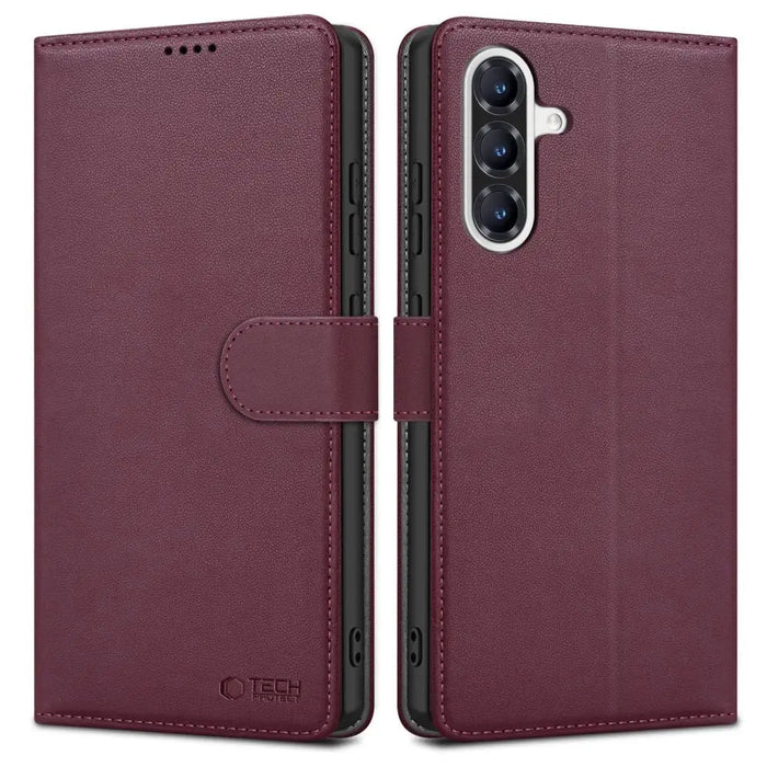 Tech-Protect Wallet Case за Samsung Galaxy A36 5G - Бордо