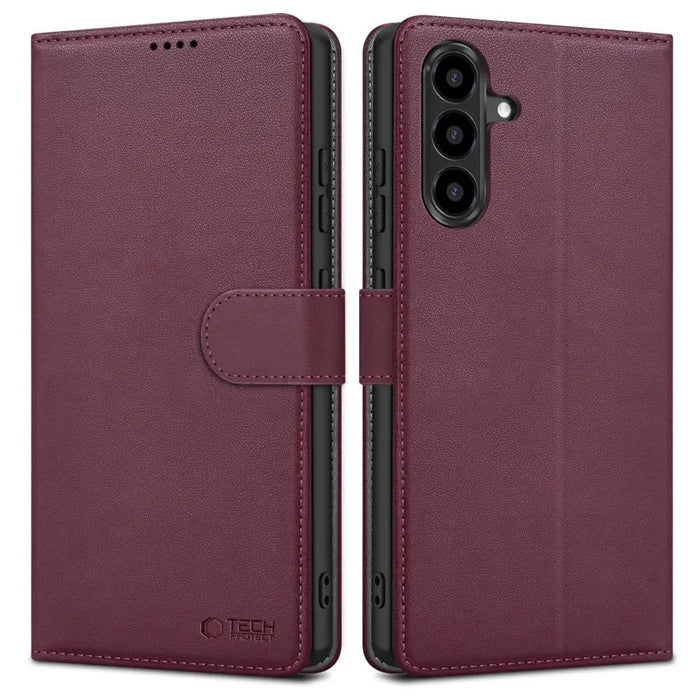 Tech-Protect Wallet Case за Samsung Galaxy A56 5G - Бордо
