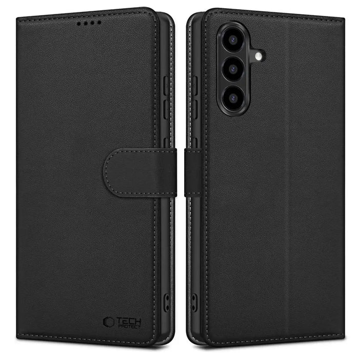 Tech-Protect Wallet Case за Samsung Galaxy A56 5G - черен