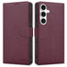 Tech-Protect Wallet Case за Samsung Galaxy S25 - Бордо