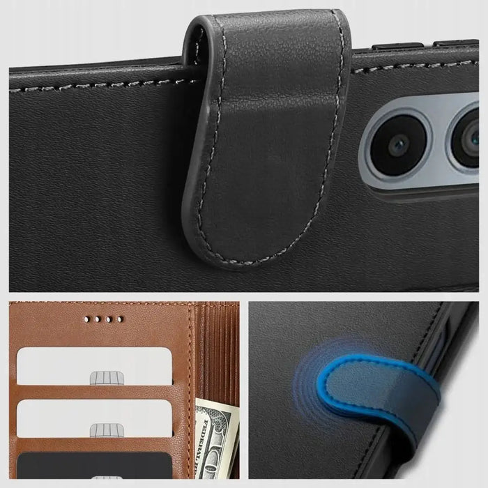 Tech-Protect Wallet Case за Xiaomi Redmi 14C - черен