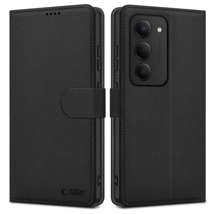 Tech-Protect Wallet Case за Xiaomi Redmi 15 4G / 5G - черен