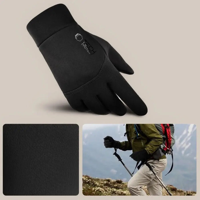 Tech-Protect WG01 Ръкавици с Touch Tips M - Черни