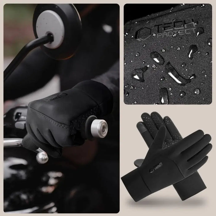 Tech-Protect WG01 Ръкавици с Touch Tips L - Черни