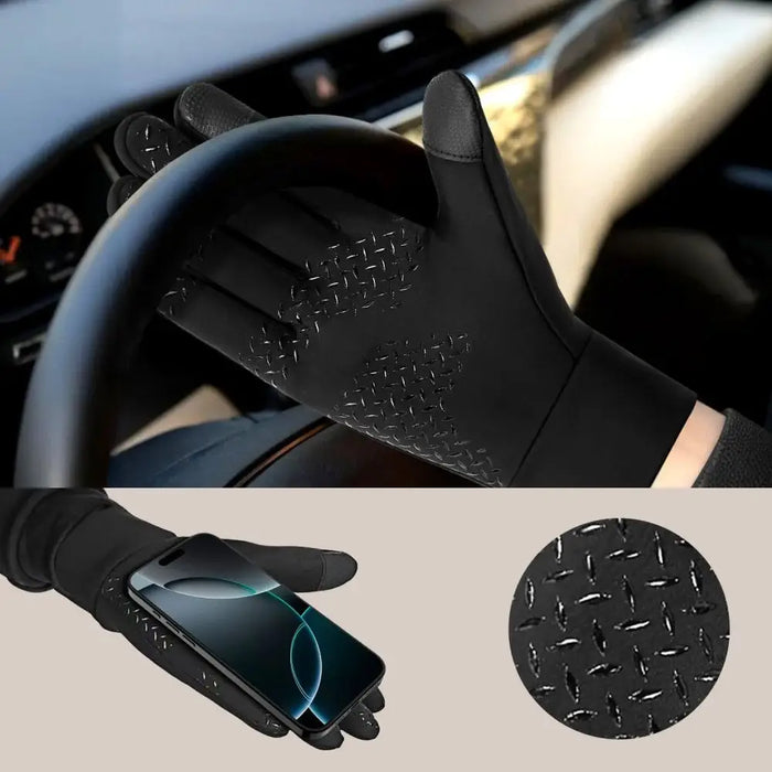 Tech-Protect WG01 Ръкавици с Touch Tips L - Черни